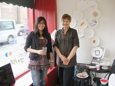 Me and Mary Oswell ex-owner of former DELIcious sandwich shop